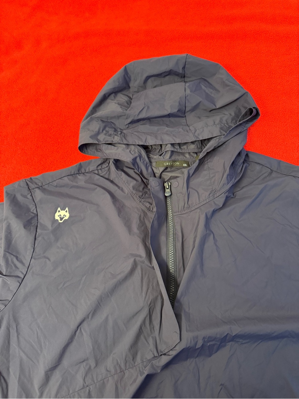 Greyson Clothiers Newago Pac Lite 1/4 Zip Jacket Navy Blue Men’s Size XXL EUC